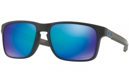 Sunglasses - Oakley - HOLBROOK MIX OO9384 - 9384-10 STEEL // PRIZM SAPPHIRE POLARIZED