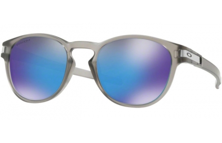 Sunglasses - Oakley - LATCH OO9265 - 9265-32 MATTE GREY INK // PRIZM SAPPHIRE POLARIZED