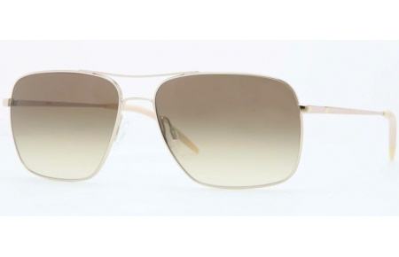 Sunglasses - Oliver Peoples - OV1150S CLIFTON - 503585 GOLD // CHROME OLIVE PHOTOCROMIC GLASS VFX
