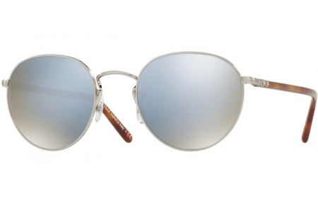 Gafas de Sol - Oliver Peoples - OV1203S HASSETT - 5036Y5 BRUSHED SILVER // BLUE GOLDTONE