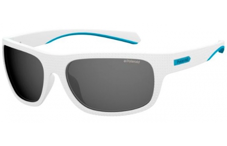 Lunettes de soleil - Polaroid - PLD 7022/S - VK6 (M9) WHITE // GREY POLARIZED