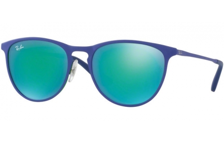 Lunettes Junior - Ray-Ban® Junior Collection - RJ9538S - 255/3R RUBBER GREEN BLUE // MIRROR GREEN