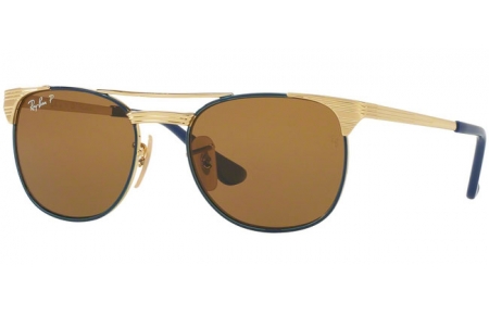 Lunettes Junior - Ray-Ban® Junior Collection - RJ9540S - 260/83 GOLD TOP BLUE // BROWN POLARIZED