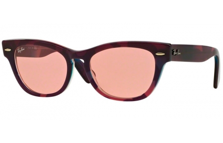 Lunettes de soleil - Ray-Ban® - Ray-Ban® RB4169 LARAMIE - 10794B VIOLET TOP TEXTURE // CRYSTAL RED PHOTOCROMIC