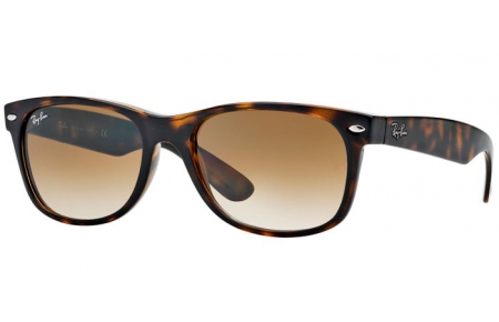 Lunettes de soleil - Ray-Ban® - Ray-Ban® RB2132 NEW WAYFARER - 710/51 LIGHT HAVANA // CRYSTAL BROWN GRADIENT