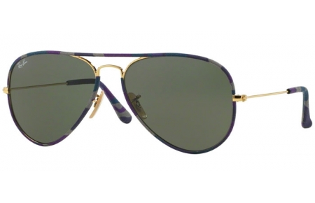 Gafas de Sol - Ray-Ban® - Ray-Ban® RB3025JM AVIATOR FULL COLOR - 172 CAMOUFLAGE BLUE GOLD // GREEN