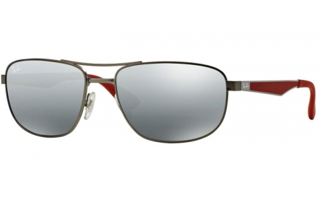 Sunglasses - Ray-Ban® - Ray-Ban® RB3528 - 029/88 MATTE GUNMETAL // GREY MIRROR SILVER GRADIENT