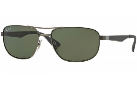 Lunettes de soleil - Ray-Ban® - Ray-Ban® RB3528 - 029/9A MATTE GUNMETAL // DARK GREEN POLARIZED