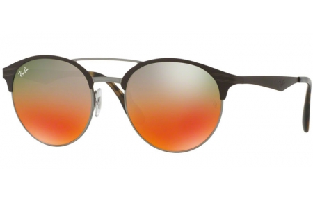 Sunglasses - Ray-Ban® - Ray-Ban® RB3545 - 9006A8 GUNMETAL MATTE BROWN // SILVER GRADIENT