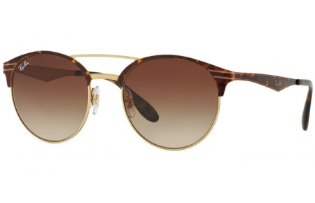 Lunettes de soleil - Ray-Ban® - Ray-Ban® RB3545 - 900813 GOLD TOP HAVANA // BROWN GRADIENT