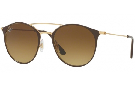 Lunettes de soleil - Ray-Ban® - Ray-Ban® RB3546 - 900985 GOLD TOP BROWN // BROWN GRADIENT