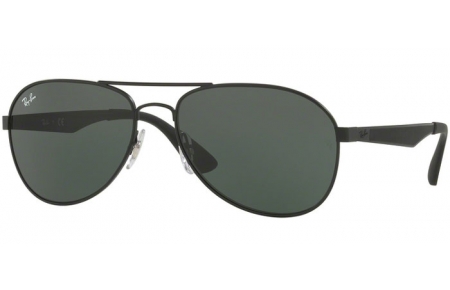 Gafas de Sol - Ray-Ban® - Ray-Ban® RB3549 - 006/71 MATTE BLACK // GREEN