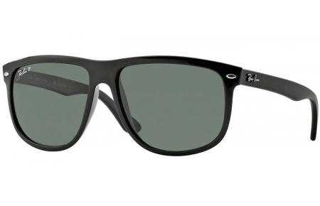 Gafas de Sol - Ray-Ban® - Ray-Ban® RB4147 BOYFRIEND - 601/58 BLACK // CRYSTAL GREEN POLARIZED