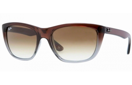 Lunettes de soleil - Ray-Ban® - Ray-Ban® RB4154 - 824/51 BROWN GRADIENT ON GREY TRANSPARENT // CRYSTAL BROWN GRADIENT