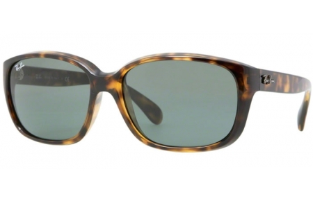 Lunettes de soleil - Ray-Ban® - Ray-Ban® RB4161 - 710 LIGHT HAVANA // CRYSTAL GREEN