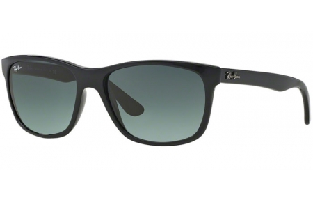 Lunettes de soleil - Ray-Ban® - Ray-Ban® RB4181 - 601/71 SHINY BLACK // CRYSTAL GREY GRADIENT AZURE