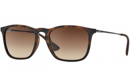 Gafas de Sol - Ray-Ban® - Ray-Ban® RB4187 CHRIS - 856/13 RUBBER HAVANA // GRADIENT BROWN