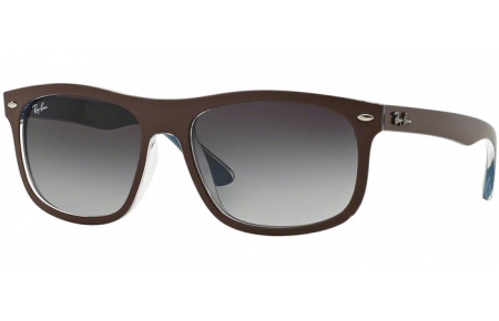 Lunettes de soleil - Ray-Ban® - Ray-Ban® RB4226 - 61898G TOP MATTE CHOCCOLATE ON BLUE // GREY GRADIENT DARK GREY