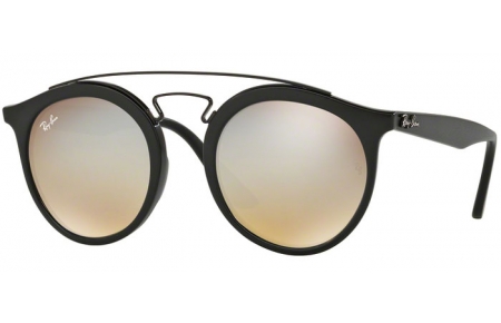 Gafas de Sol - Ray-Ban® - Ray-Ban® RB4256 - 6253B8 MATTE BLACK // MIRROR GRADIENT GREY