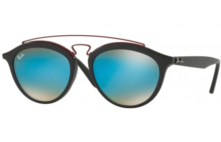 Gafas de Sol - Ray-Ban® - Ray-Ban® RB4257 - 6252B7 MATTE BLACK // MIRROR GRADIENT BLUE