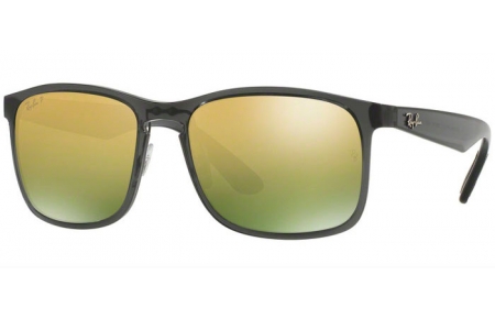 Gafas de Sol - Ray-Ban® - Ray-Ban® RB4264 - 876/6O SHINY GREY // GREEN MIRROR GOLD POLARIZED