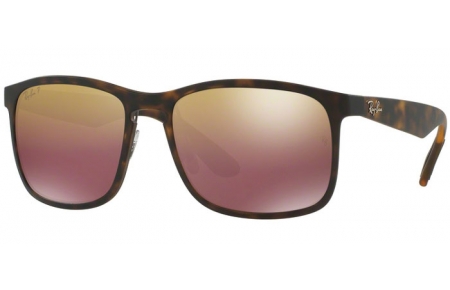 Lunettes de soleil - Ray-Ban® - Ray-Ban® RB4264 - 894/6B MATTE HAVANA // BROWN MIRROR GOLD POLARIZED