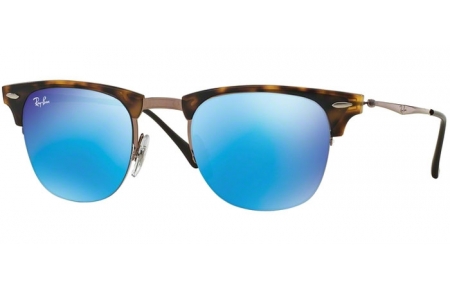 Lunettes de soleil - Ray-Ban® - Ray-Ban® RB8056 - 175/55 SHINY LIGHT BROWN // GREEN MIRROR BLUE