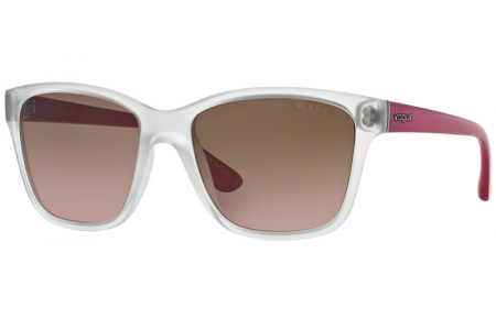 Lunettes de soleil - Vogue - VO2896S - W74514 TRANSPARENT DEMI SHINY // PINK GRADIENT BROWN