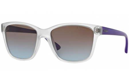 Sunglasses - Vogue eyewear - VO2896S - W74548 TRANSPARENT DEMI SHINY // AZURE GRADIENT PINK GRADIENT BROWN