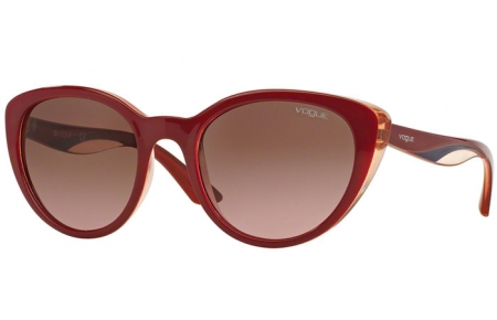 Gafas de Sol - Vogue - VO2963S - 231314 TOP FUXIA TRANSPARENT PINK // PINK GRADIENT BROWN