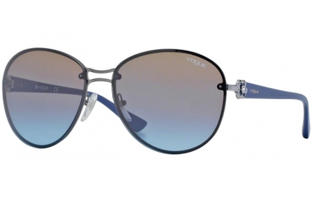 Sunglasses - Vogue - VO3883SB - 548S48  MATTE GUNMETAL // BLUE GRADIENT