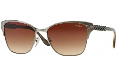 Gafas de Sol - Vogue eyewear - VO3949S - 548/13 BRUSHED GUNMETAL // BROWN GRADIENT