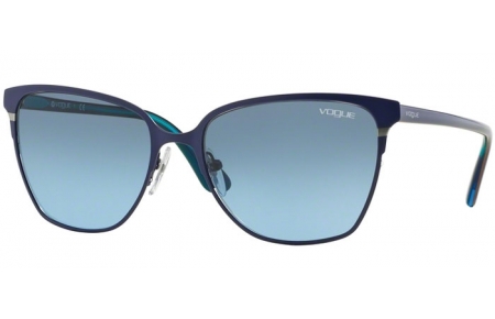 Gafas de Sol - Vogue - VO3962S - 982S8F MATTE BRUSHED BLUE // BLUE GRADIENT