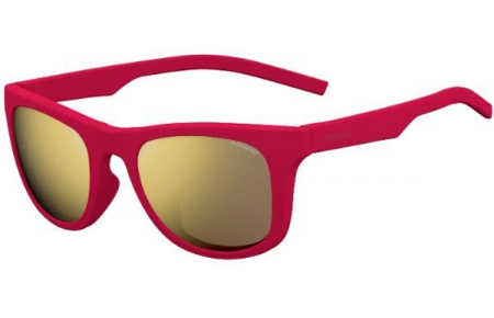 Sunglasses - Polaroid - PLD 7020/S - C9A (LM) RED // GREY GOLD MIRROR POLARIZED