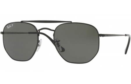 Gafas de Sol - Ray-Ban® - Ray-Ban® RB3648 MARSHAL - 002/58 BLACK // GREEN POLARIZED