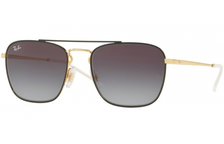 Sunglasses - Ray-Ban® - Ray-Ban® RB3588 - 90548G GOLD ON TOP BLACK // GREY GRADIENT DARK GREY