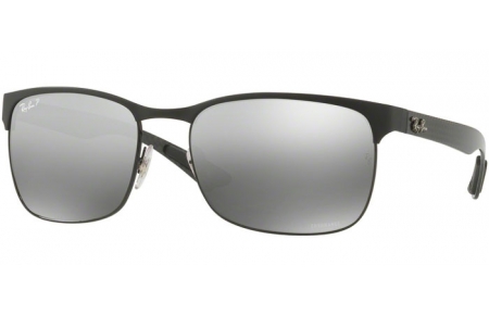 Gafas de Sol - Ray-Ban® - Ray-Ban® RB8319CH - 186/5J MATTE BLACK // GREY MIRROR GREY GRADIENT POLARIZED