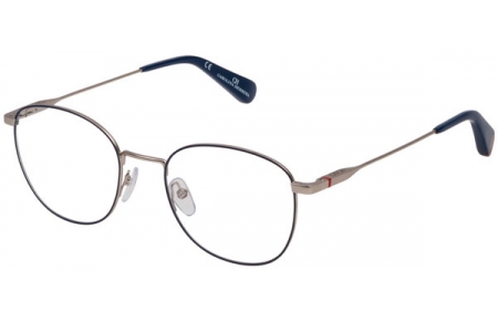 Monturas - Carolina Herrera - VHE117 - 0502  SHINY GUNMETAL BLUE