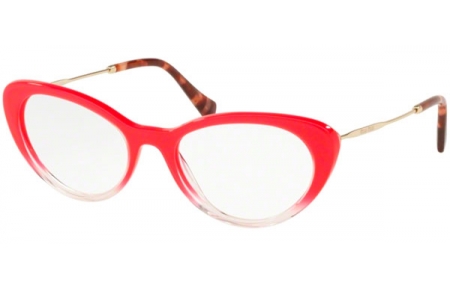 Monturas - Miu Miu - VMU 05RV - 1161O1 RASPBERRY GLITTER GRADIENT TRANSPARENT