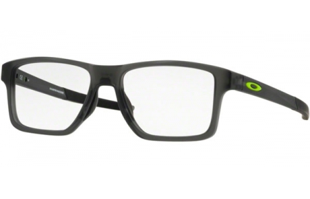 Monturas - Oakley Prescription Eyewear - OX8143 CHAMFER SQUARED - 8143-02 SATIN GREY SMOKE