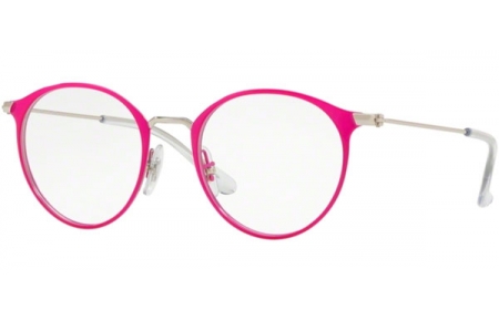 Lunettes Junior - Ray-Ban® Junior Collection - RY1053 - 4067 SILVER ON TOP FUXIA