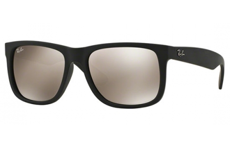 Sunglasses - Ray-Ban® - Ray-Ban® RB4165 JUSTIN - 622/5A RUBBER BLACK // LIGHT BROWN MIRROR GOLD