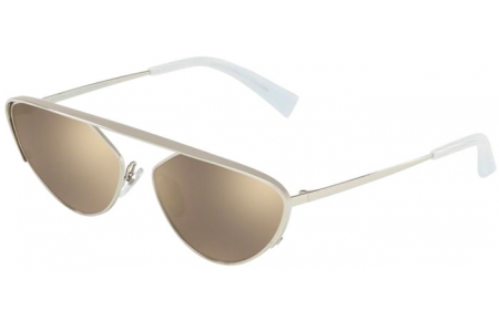 Gafas de Sol - Alain Mikli - A04012 NADEGE - 004/5A SILVER // LIGHT BROWN MIRROR GOLD