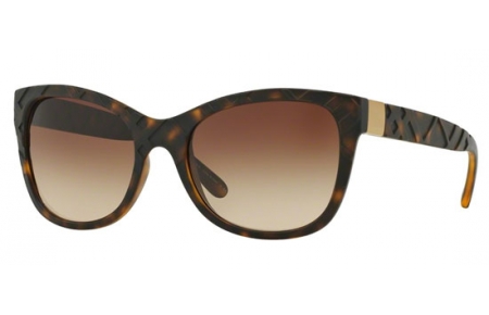 Lunettes de soleil - Burberry - BE4219 - 357813 MATTE DARK HAVANA // BROWN GRADIENT