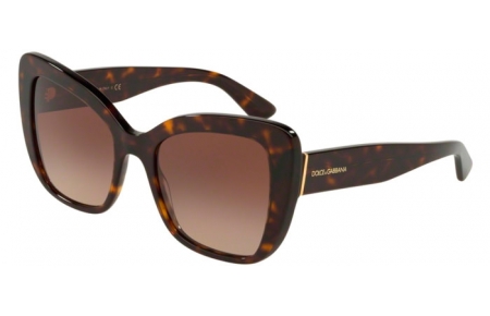 Lunettes de soleil - Dolce & Gabbana - DG4348 - 502/13 HAVANA // BROWN GRADIENT