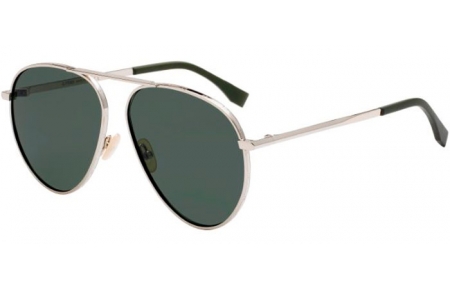 Lunettes de soleil - Fendi - FF M0028/S - 3YG (QT)  LIGHT GOLD // GREEN