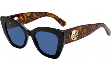 Sunglasses - Fendi - FF 0327/S - 807 (KU)  BLACK // BLUE GREY