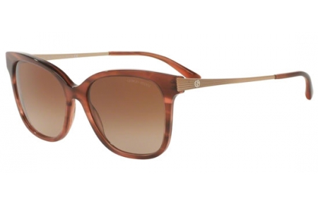Sunglasses - Giorgio Armani - AR8074 - 548813 STRIPED BROWN // BROWN GRADIENT