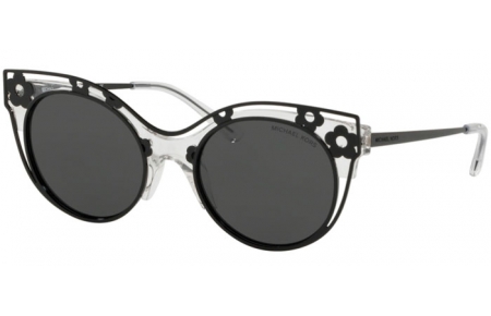 Gafas de Sol - Michael Kors - MK1038 MELBOURNE - 305087 CRYSTAL CLEAR INJECTED // GREY SOLID