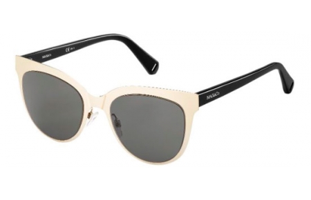 Sunglasses - Max & Co - MAX&CO.297/S - EEI (Y1) LIGHT GOLD BLACK // GREY
